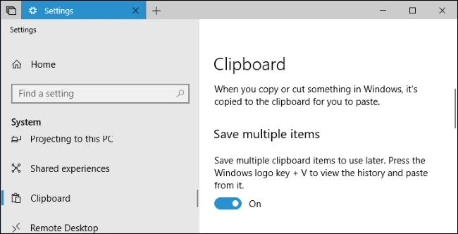How to Manage Clipboard Settings on Windows 10