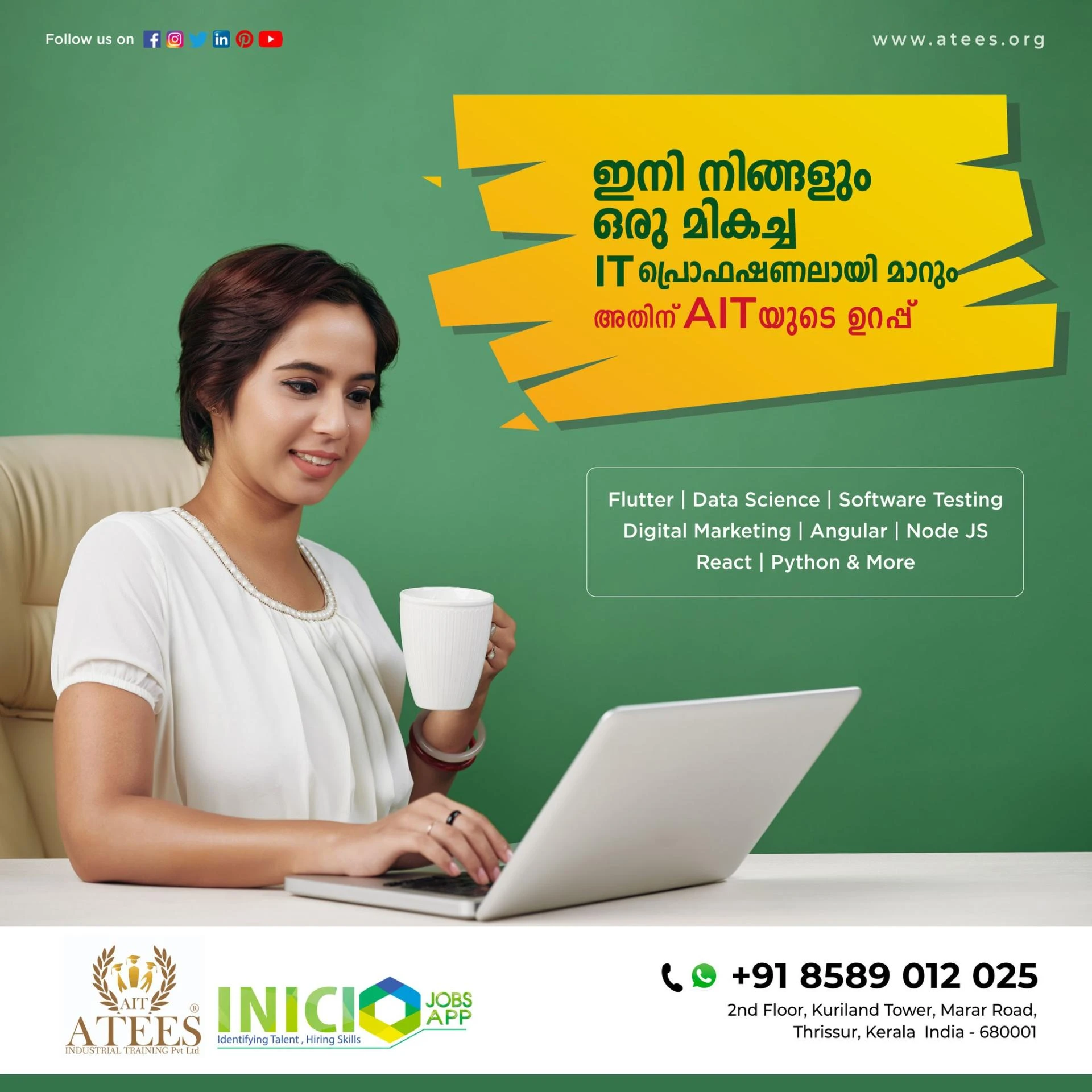 Topmost React Native Course in Thrissur