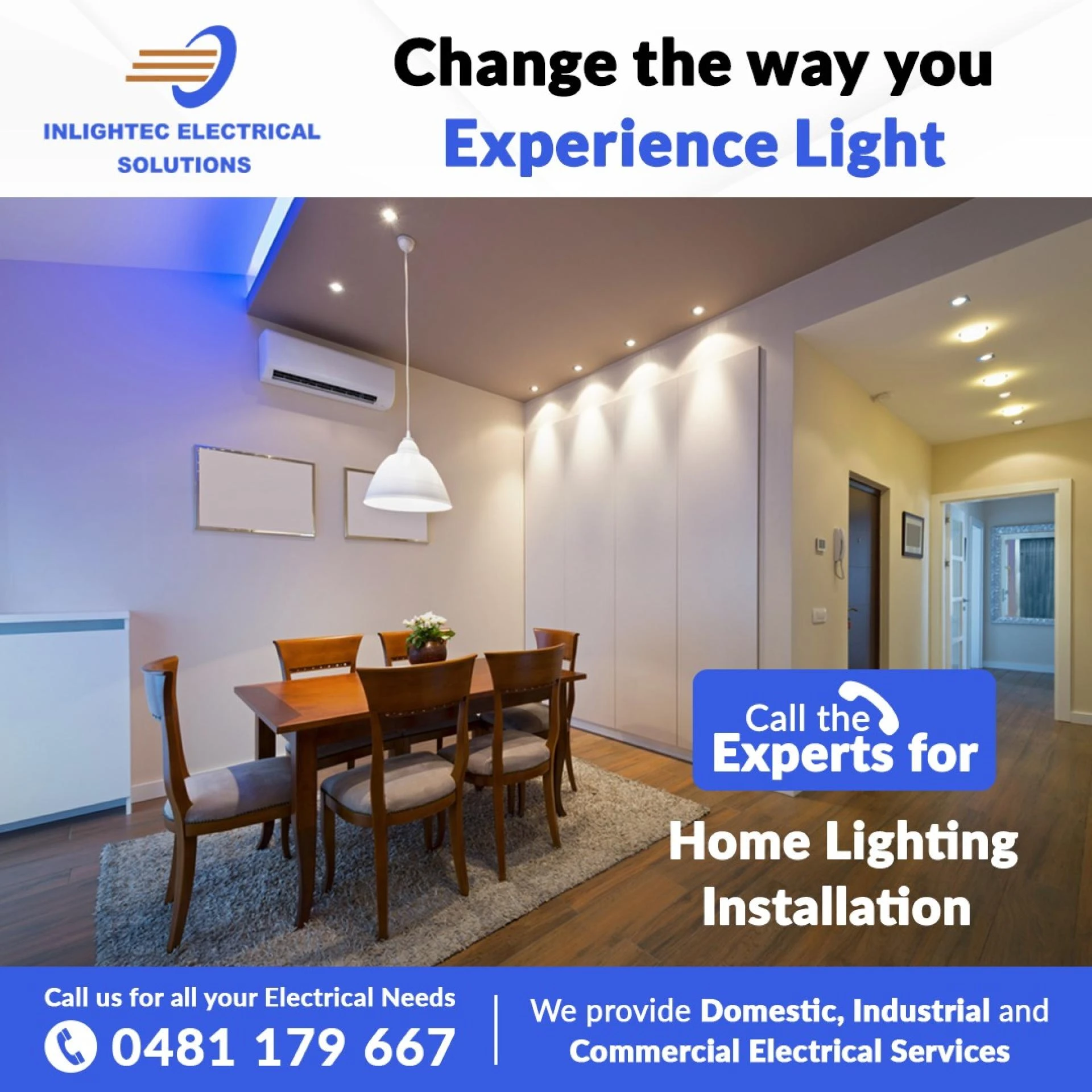 Lighting installation Perth by Certified Electricians