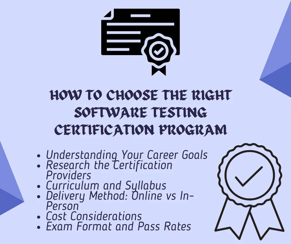 How to Choose the Right Software Testing Certification Program