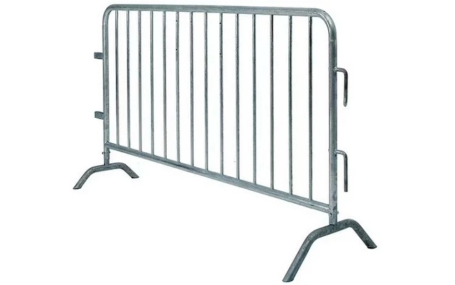 Why is the crowd barrier in Saudi Arabia an important part of controlling people?