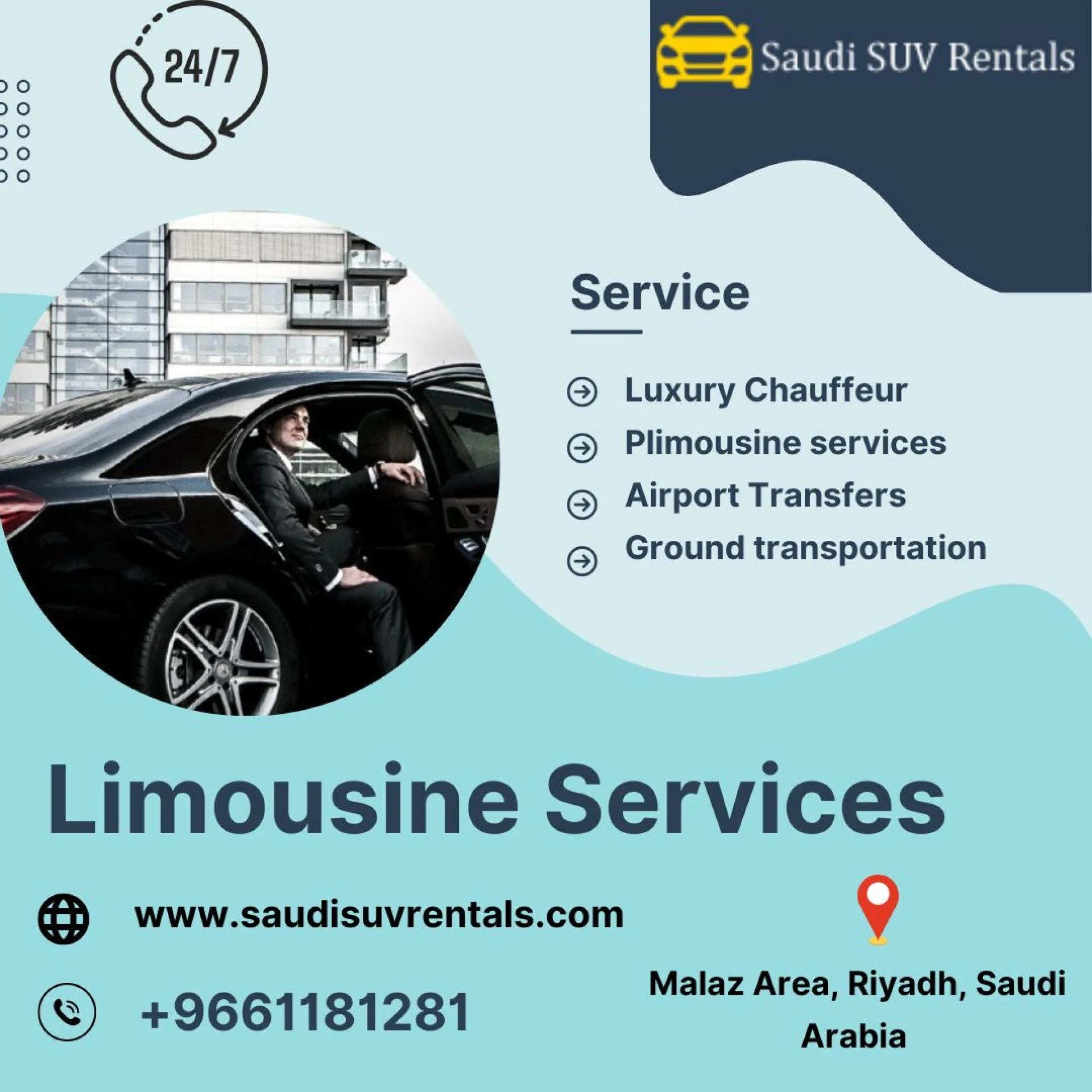 Avail luxury Airport Transfers in Saudi Arabia