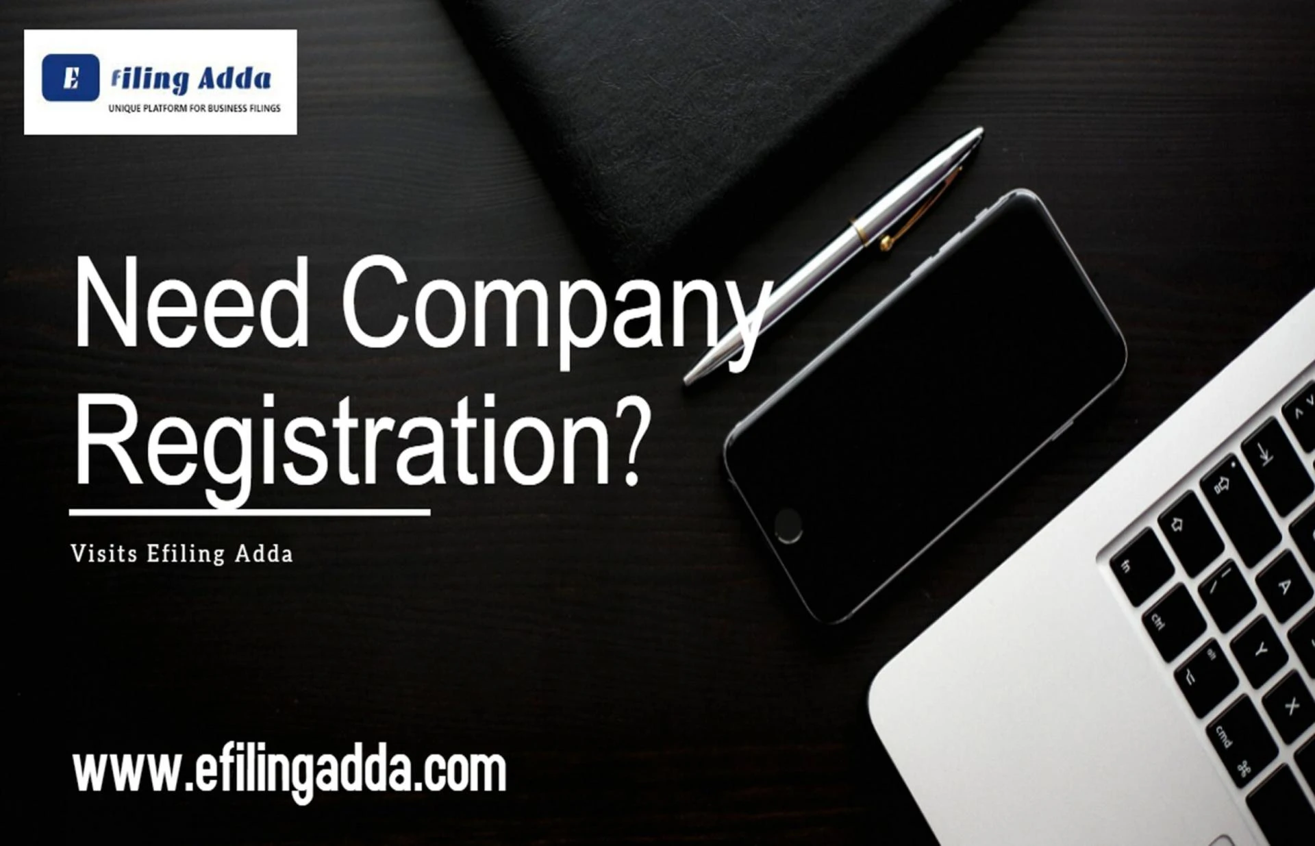 Now register your company easily with us