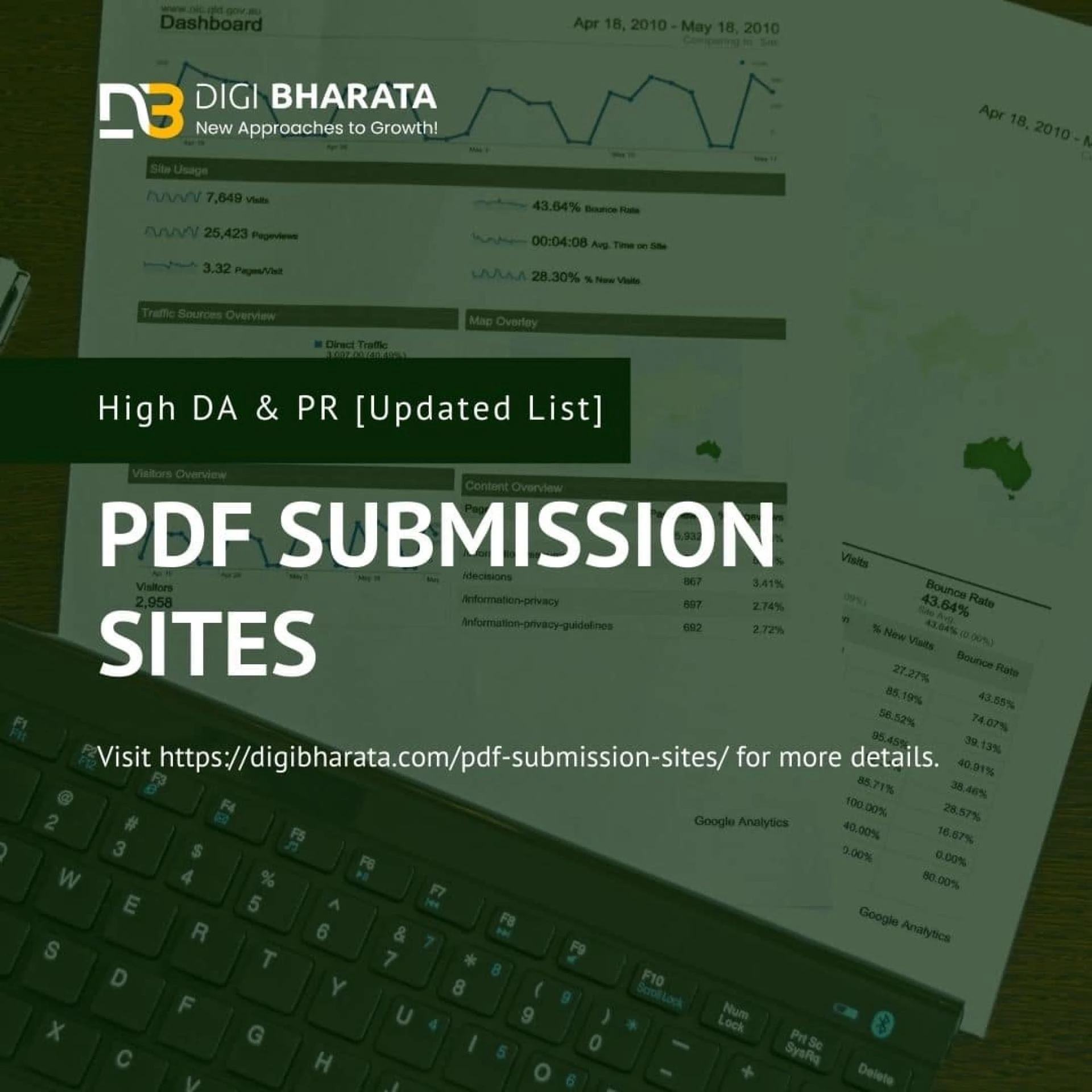 100+ PDF Submission Sites India, USA and Canada