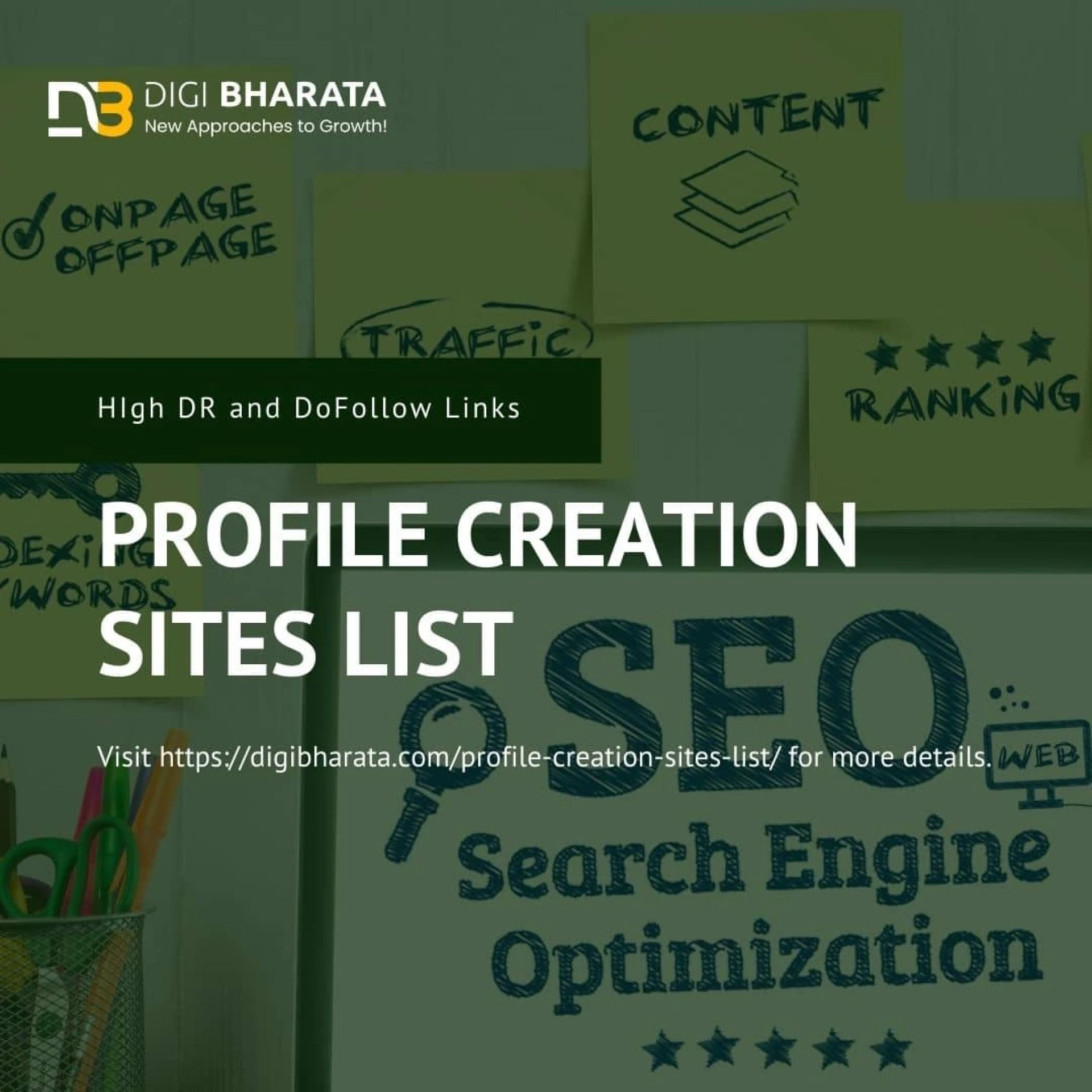 Profile Creation Sites List
