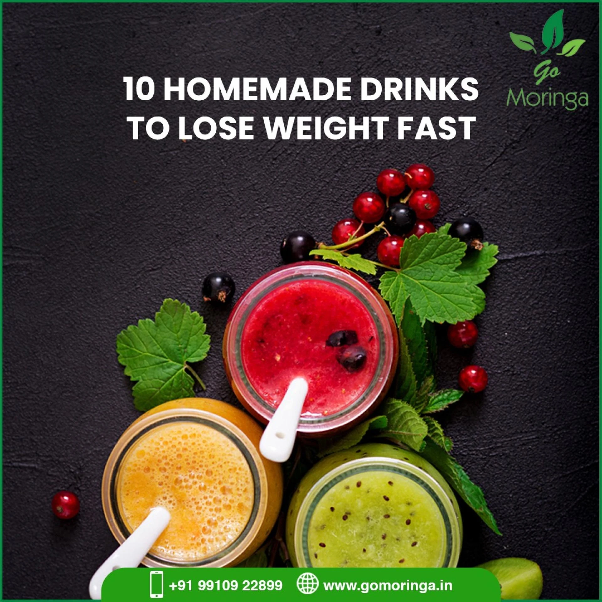10 Homemade Drinks to Lose Weight Fast
