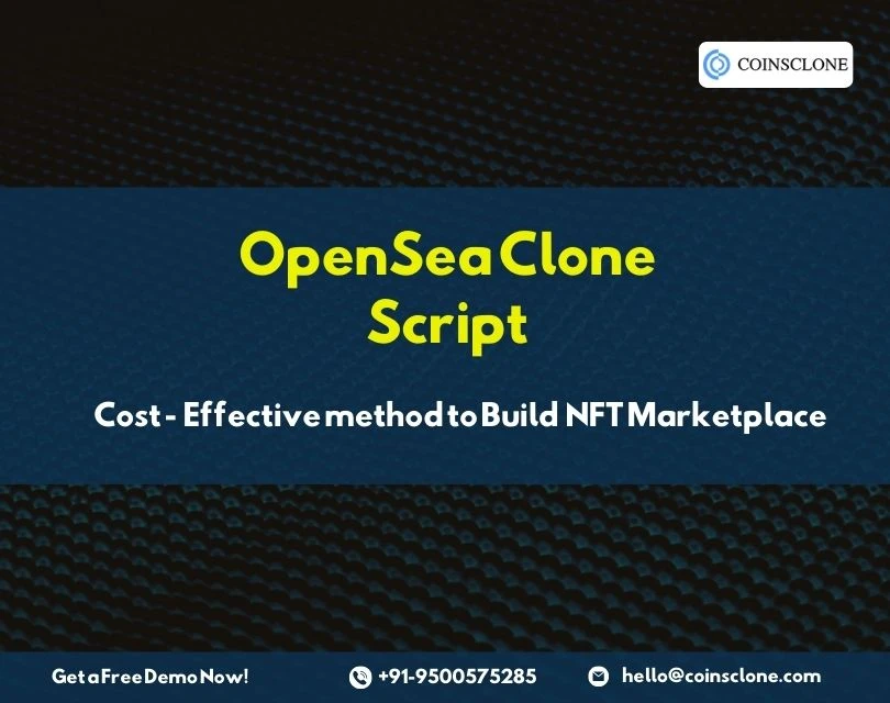 Opensea clone script - Best Revenue-generating solution for cryptopreneurs