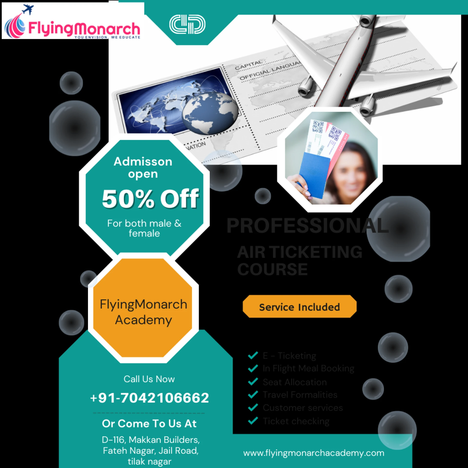 Air ticketing course in delhi