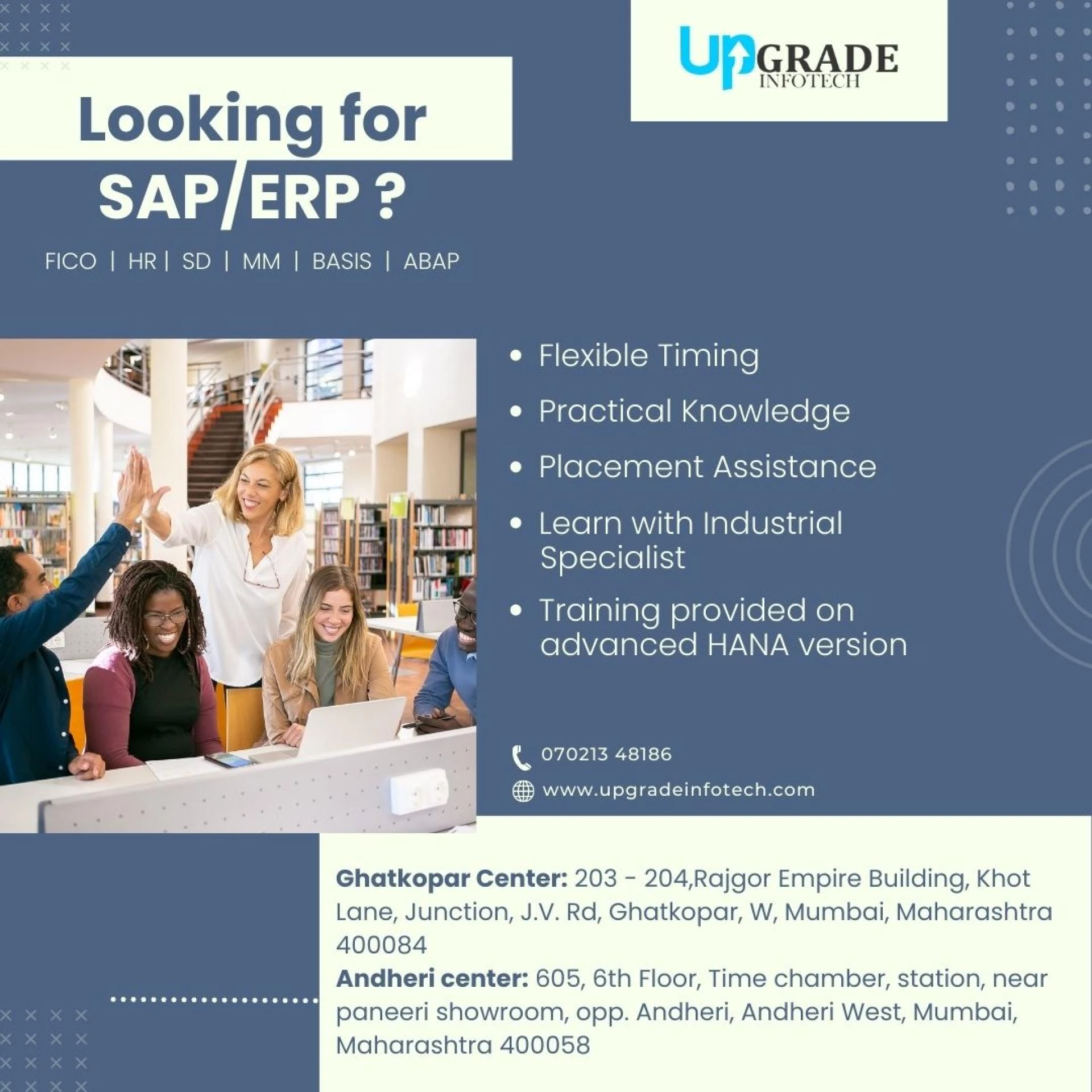 Elevate Your Career with ERP Training in Mumbai: Unveiling Upgrade Infotech's Path to Professional Excellence