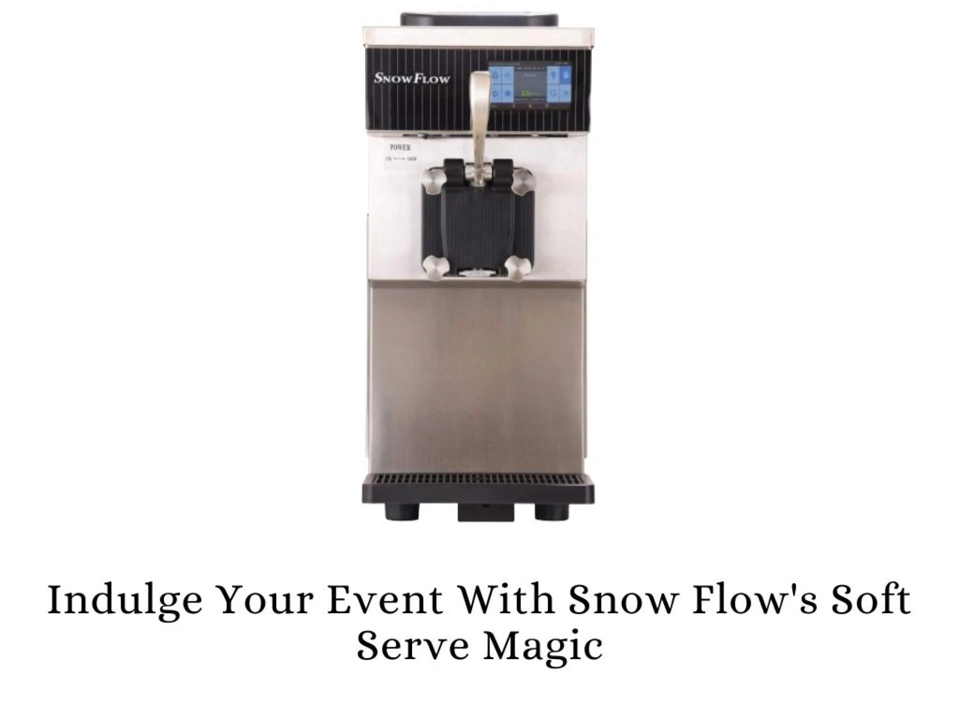 Indulge Your Event With Snow Flow's Soft Serve Magic