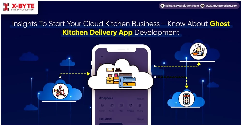 Insights To Start Your Cloud Kitchen Business - Know About Ghost &amp; Virtual Kitchen Delivery App Development