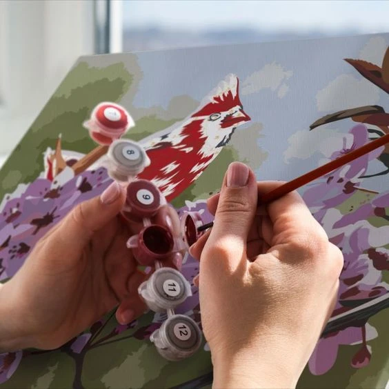 The eternal Pleasure of Paint by Numbers