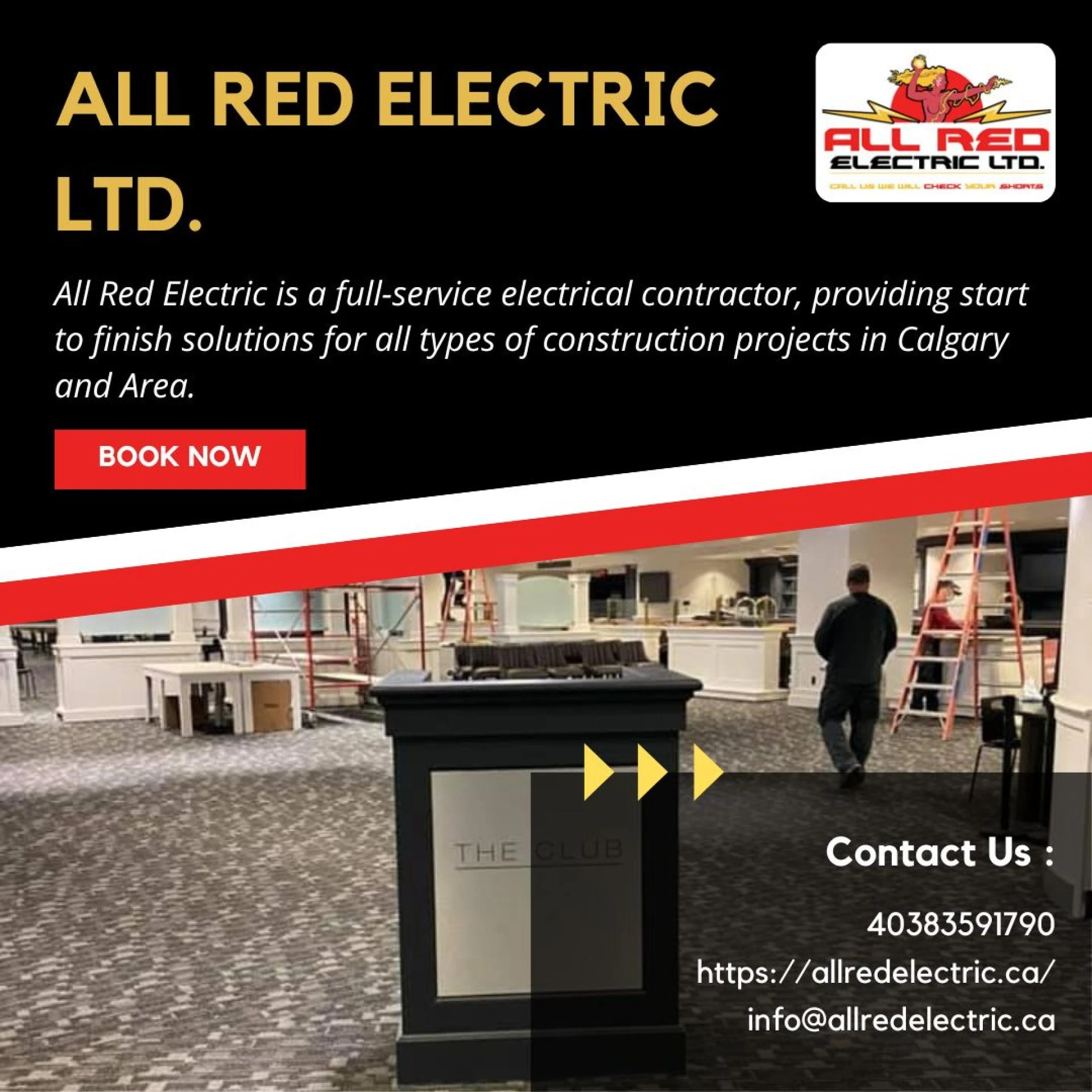 Power Up Your Projects with Expert Electrical Contractors Calgary | All Red Electric Ltd.