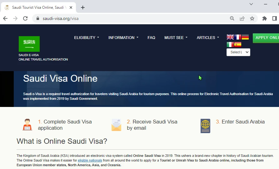 SAUDI Official Government Immigration Visa Application Online ESTONIA CITIZENS - SAUDI viisataotluste immigratsioonikeskus.