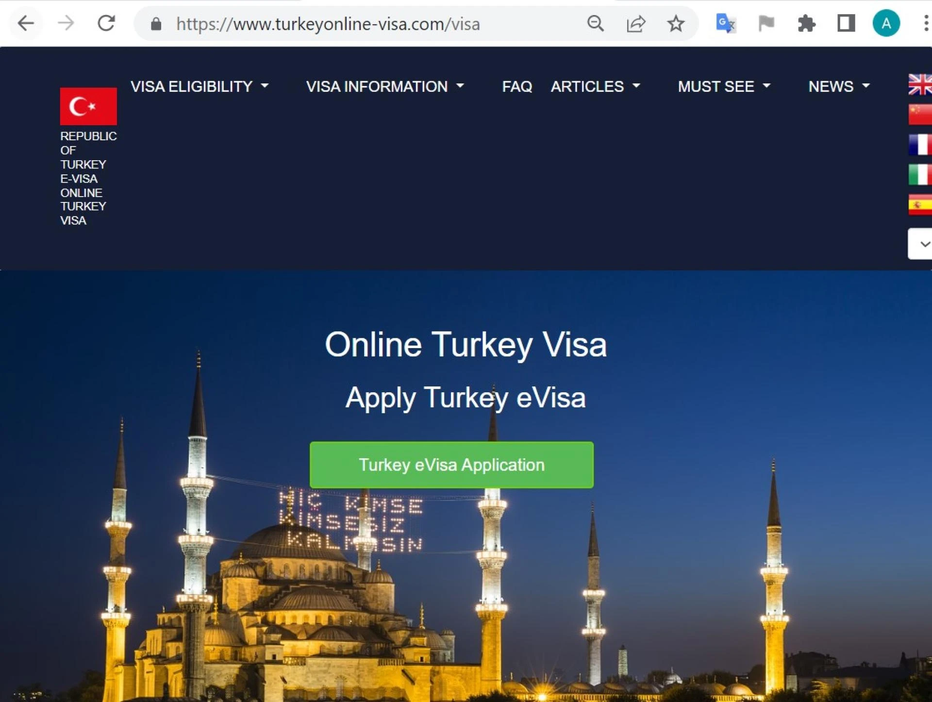 TURKEY Official Government Immigration Visa Application Online - FOR ESTONIA CITIZENS - Türgi viisataotluste immigratsioonikeskus.