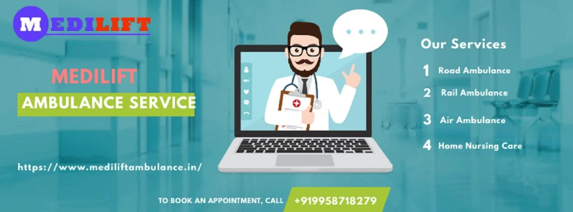 Medilift Road Ambulance Service in Patna is Guiding You Out of the Medical Crisis Adeptly