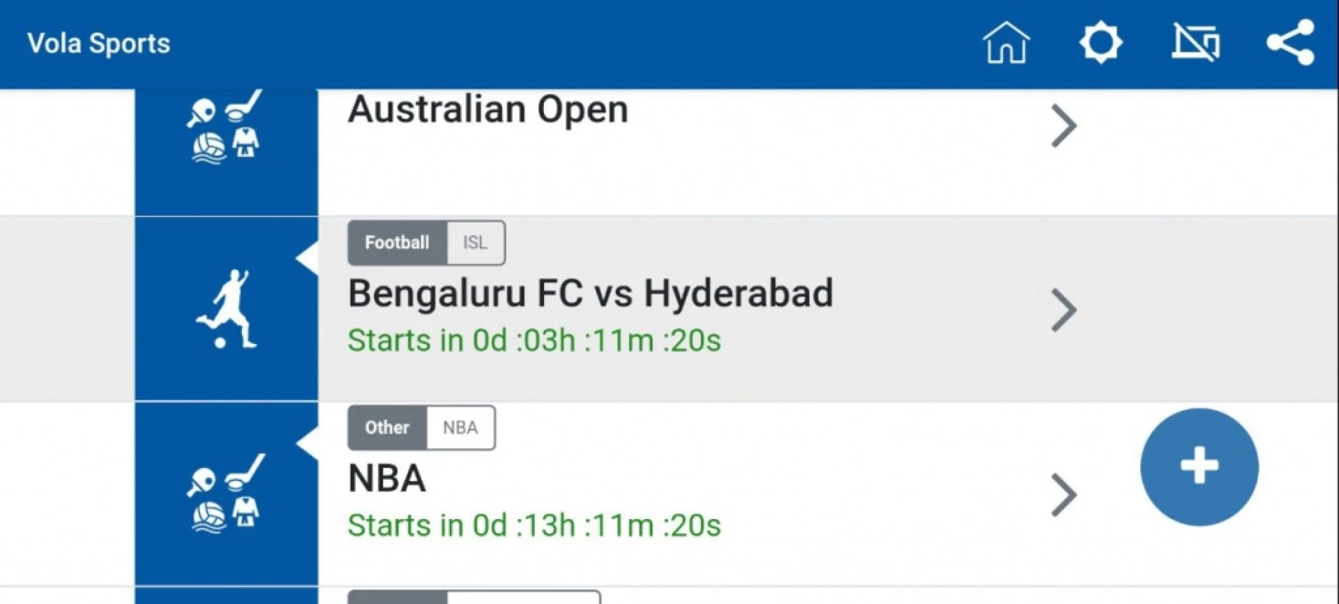 What is Vola Sports?