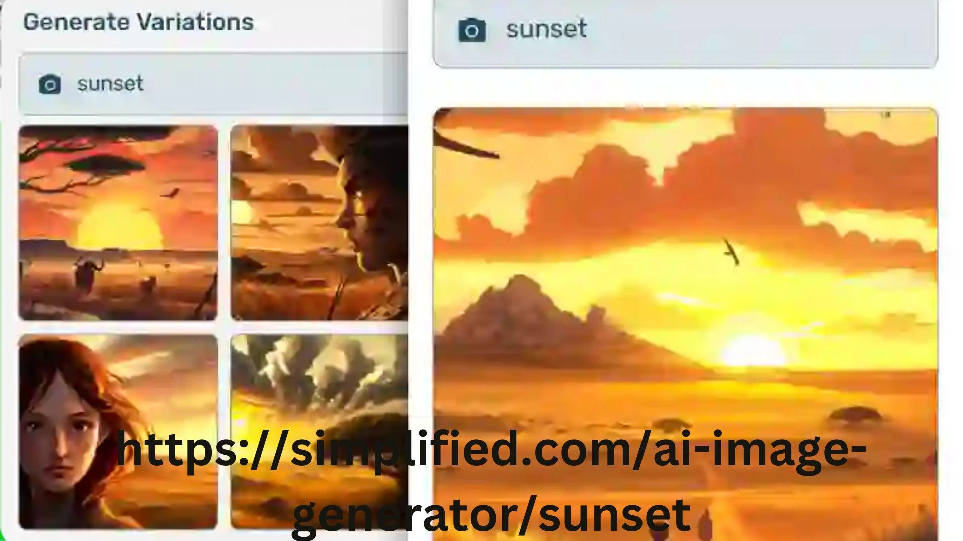 Generate Breathtaking Sunsets with AI Image Generator