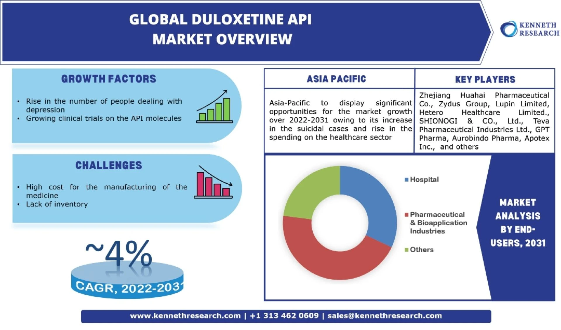 Duloxetine API Market Size with Growth Opportunities, Top Countries Data, Future Trends