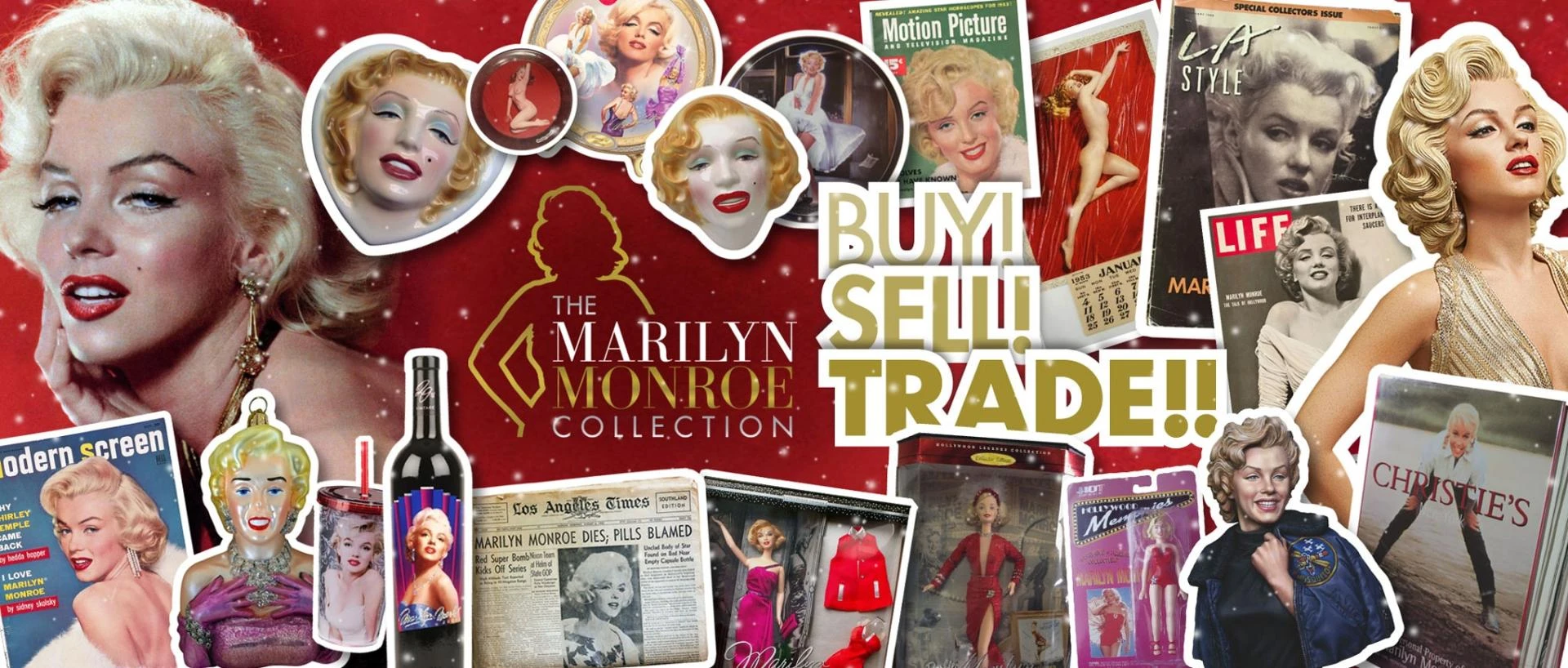 Marilyn Monroe Memorabilia and Andy Warhol Marilyn Monroe Paintings