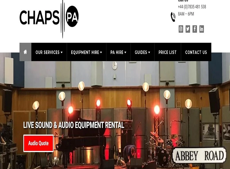 Elevate Your Event with Top-notch Sound Equipment Hire from Chaps PA