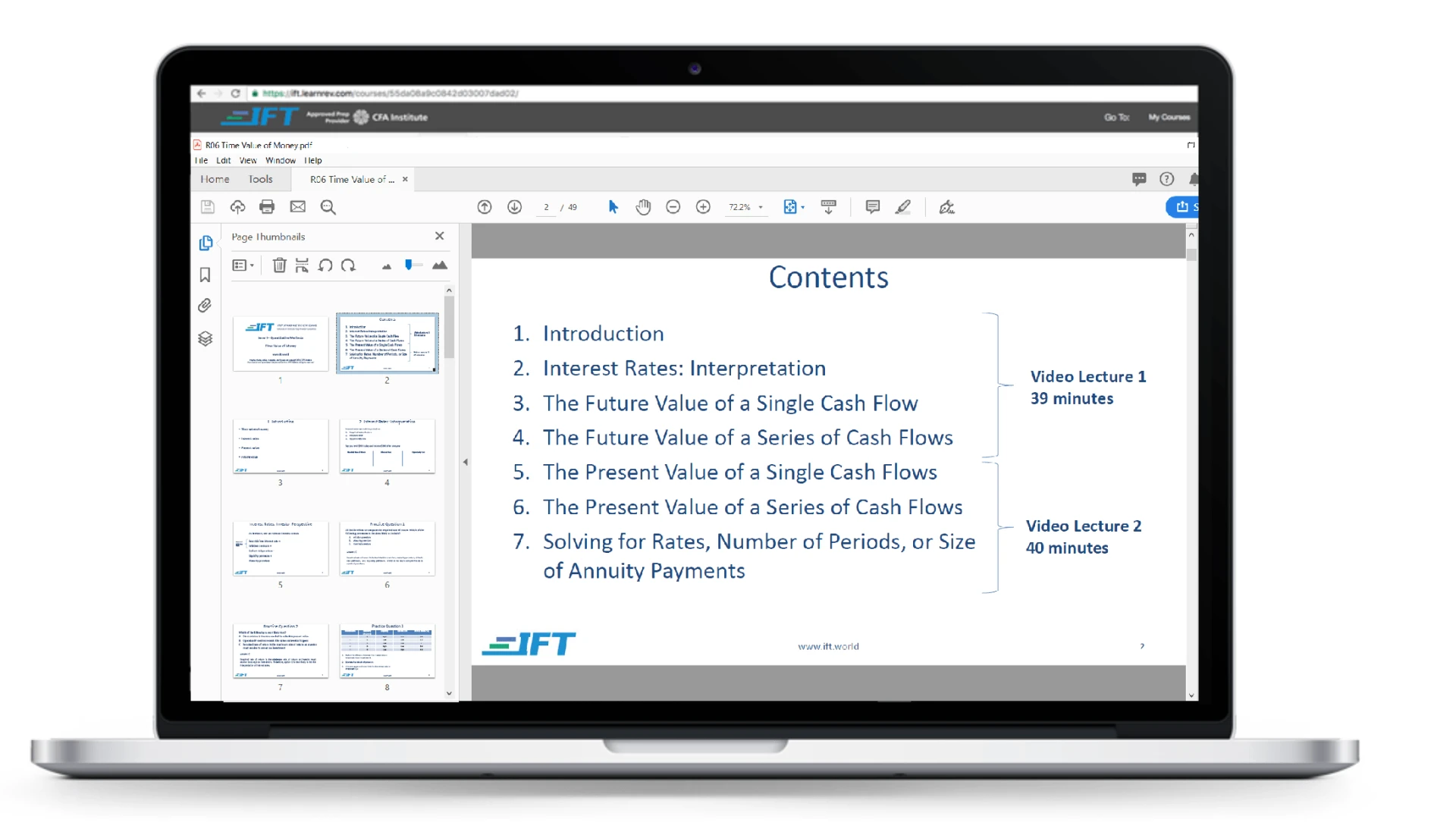 Level I December | IFT World