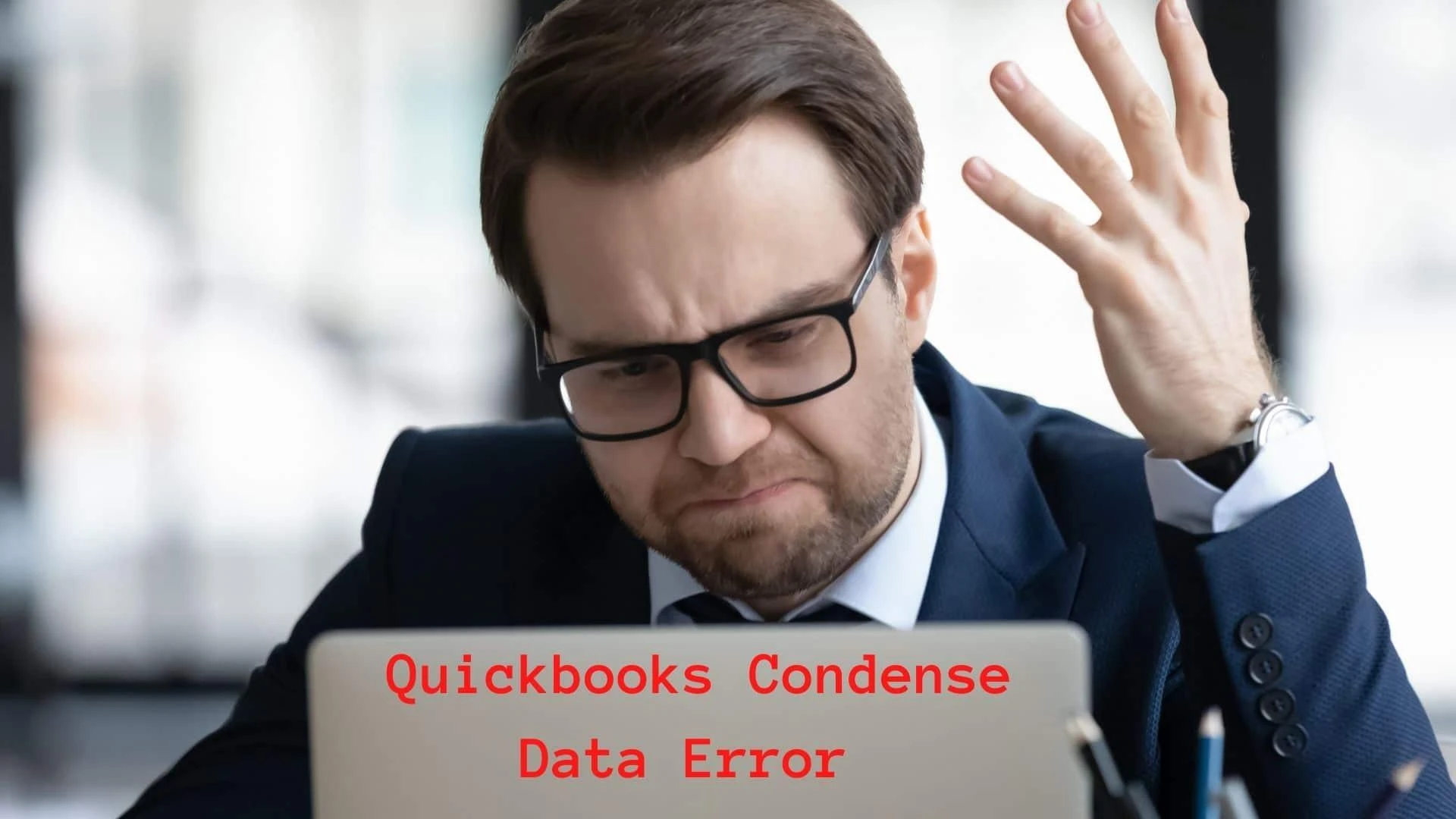 Some Simple Formulas to solve the Quickbooks Condense Data Error