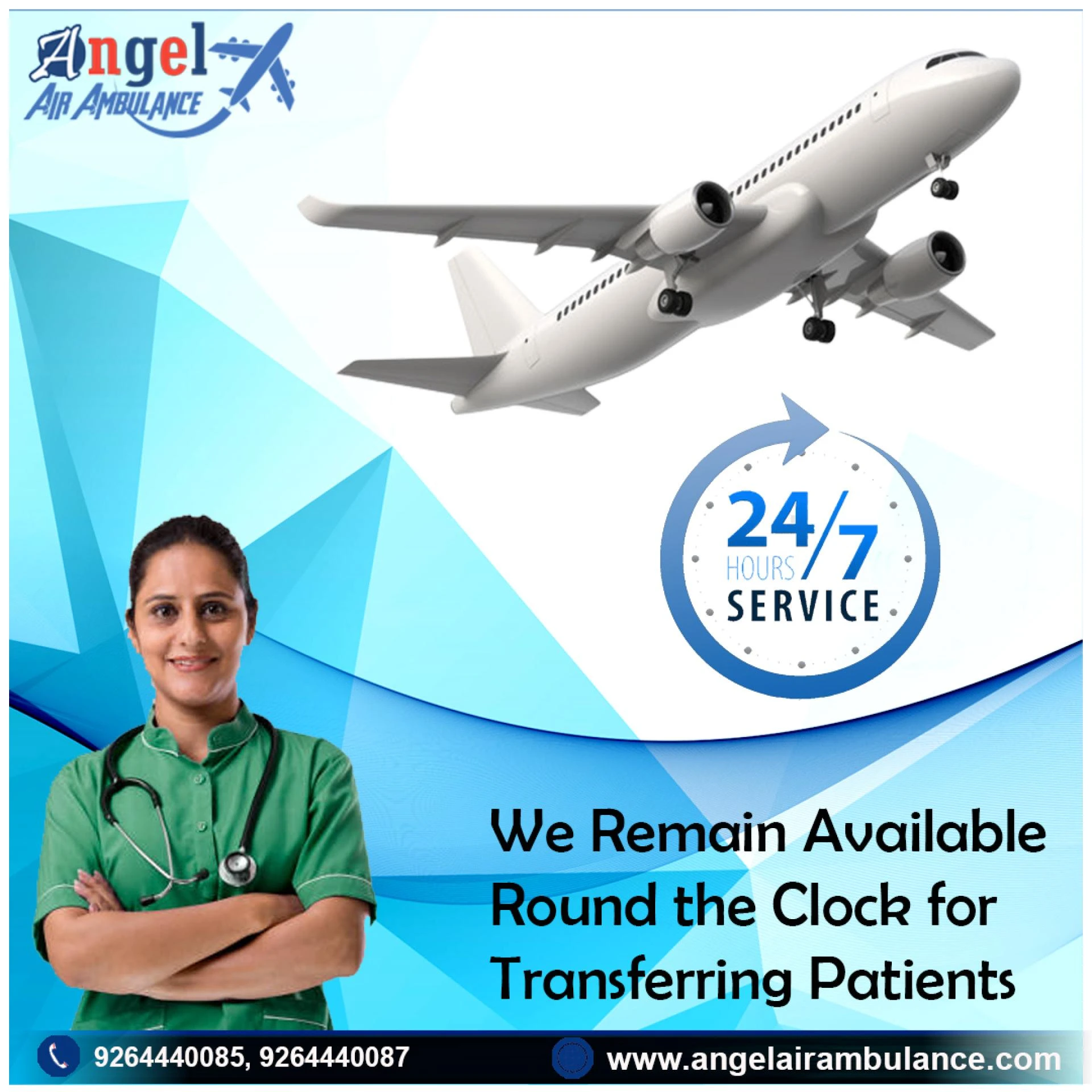 Angel Air Ambulance Service in Patna is an Excellent Choice for Transferring Patients in Critical Condition