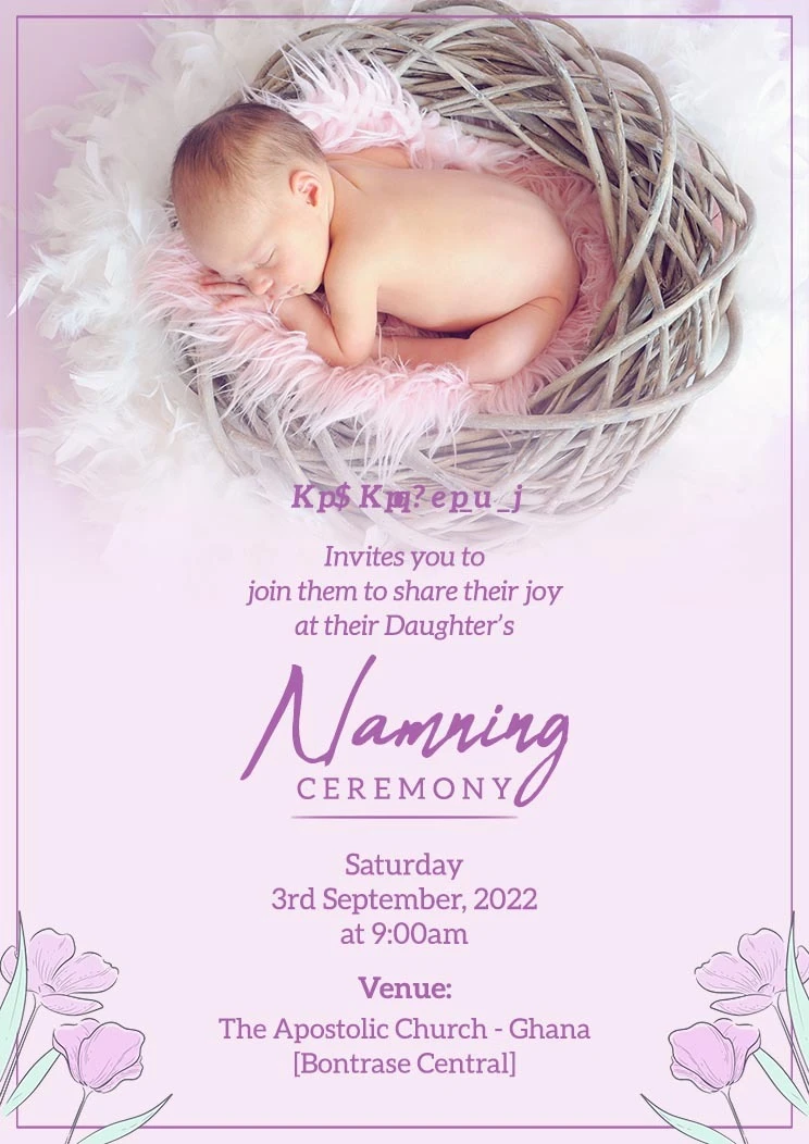 Capturing Joy: Photography Tips for Naming Ceremony Invitation Cards