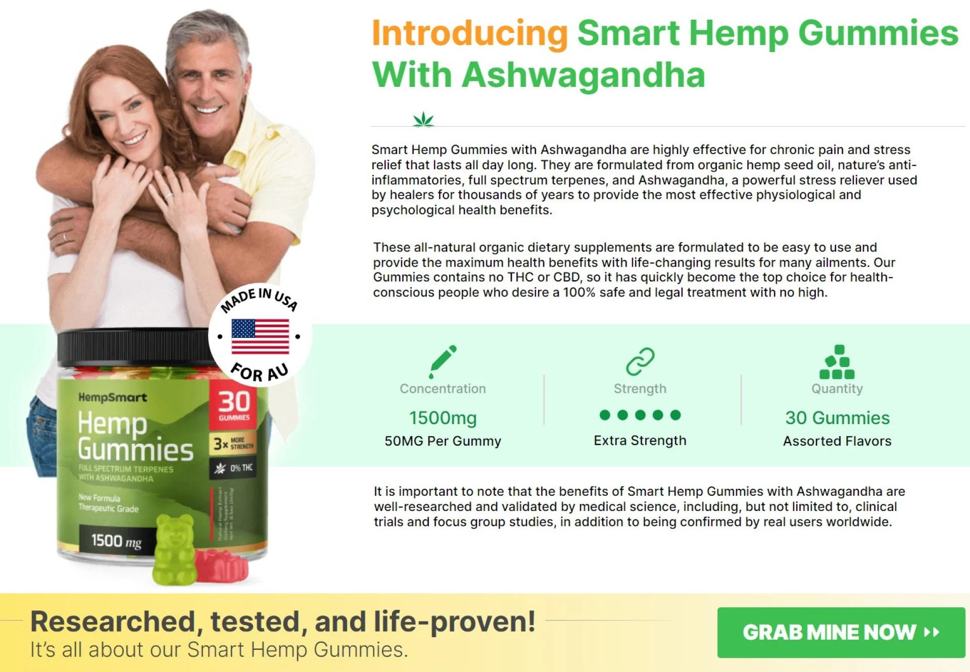 HempSmart Hemp Gummies Australia (AU, NZ, CA, IL) Working, Cost &amp; Reviews