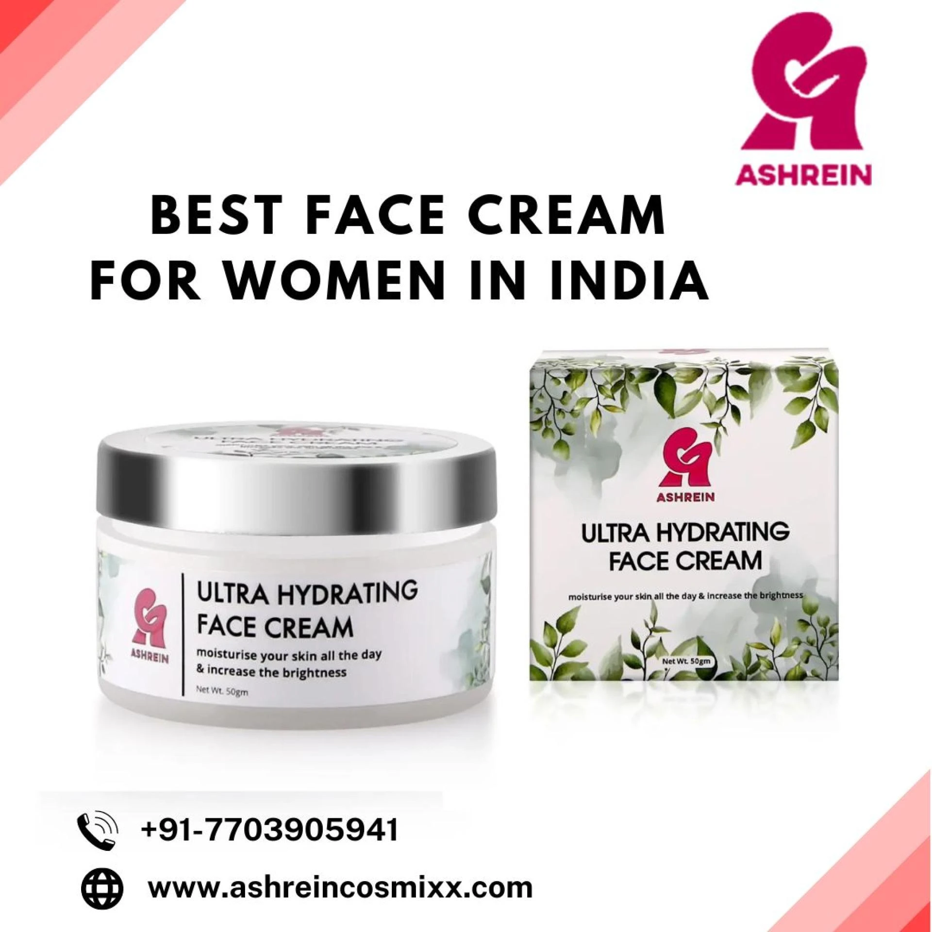 Best Face cream for women in India