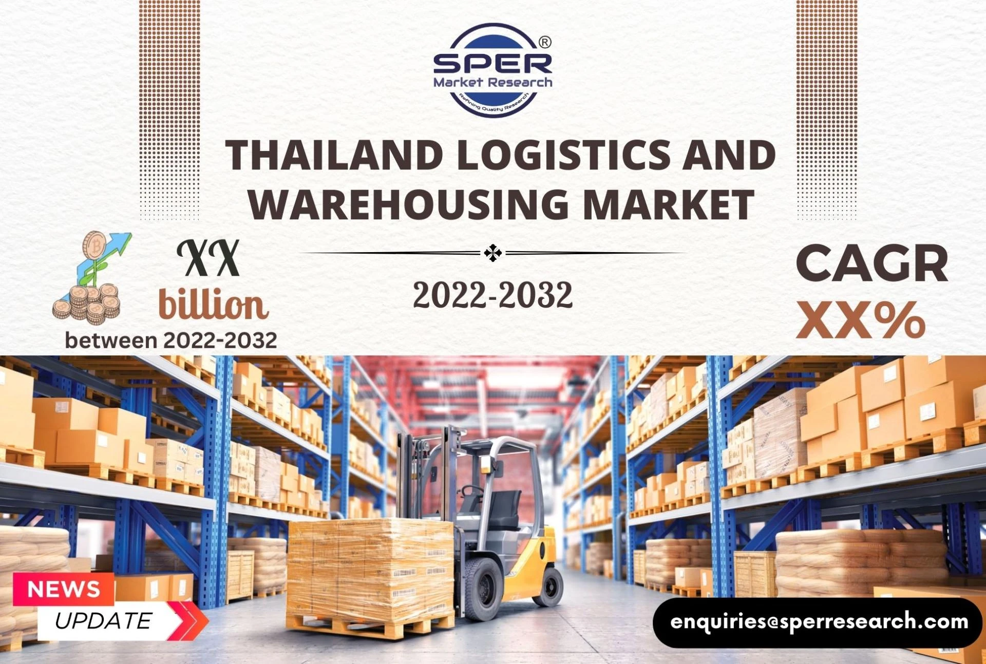 Thailand Logistics and Warehousing Market Growth and Share 2023, Rising Trends, Size, Revenue, Demand, Competition and Future Scope 2032: SPER Market Research