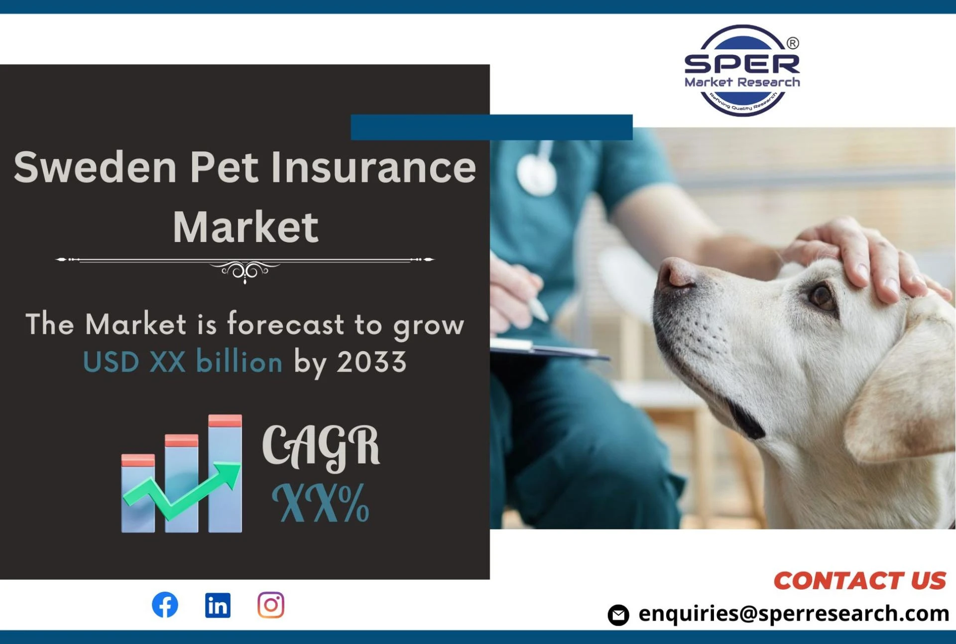 Sweden Pet Insurance Market Share and Growth, Rising Trends, Demand, Key Players, Competitive Analysis and Future Outlook 2023-2033: SPER Market Research