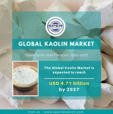 Kaolin Market Size, Share Report, Growth Analysis, Industry Trends 2022, Global Forecast to 2027: SPER Market Research