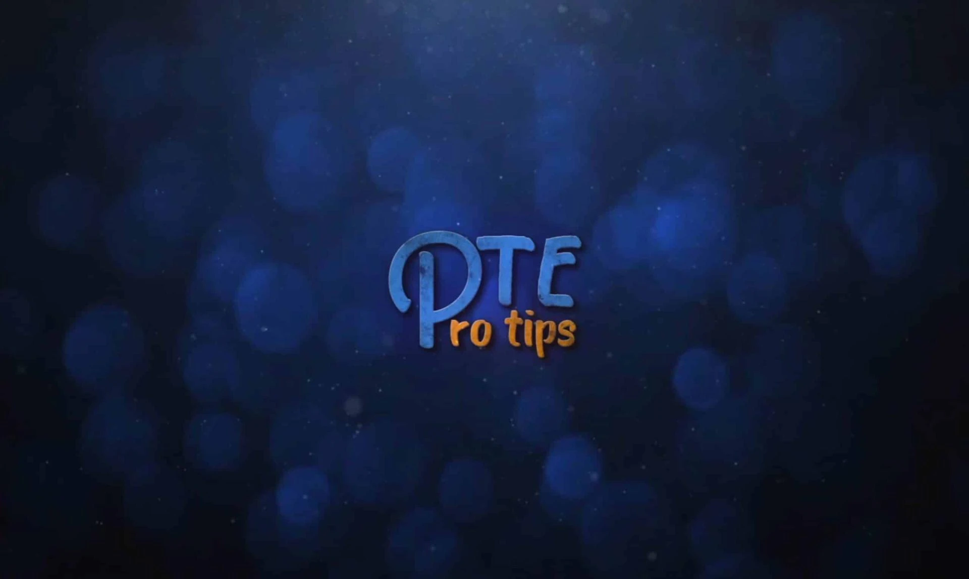 PTE Protips