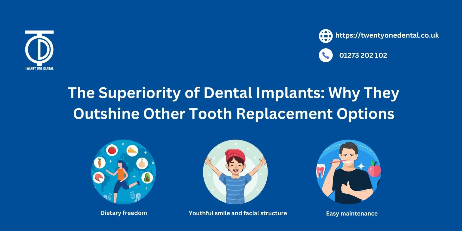 The Superiority of Dental Implants | TwentyOne Dental