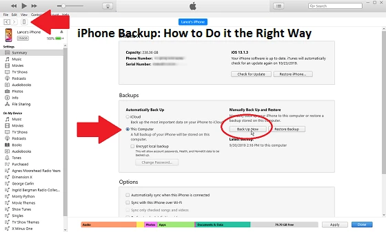 iPhone Backup: How to Do it the Right Way