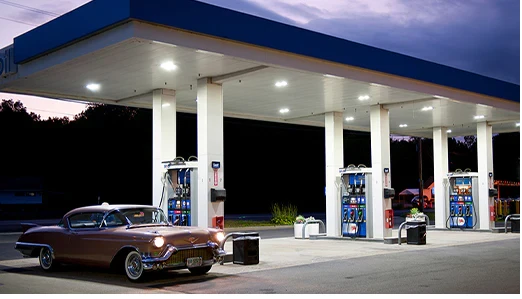 LED Canopy Lights for Gas Stations - Order Now