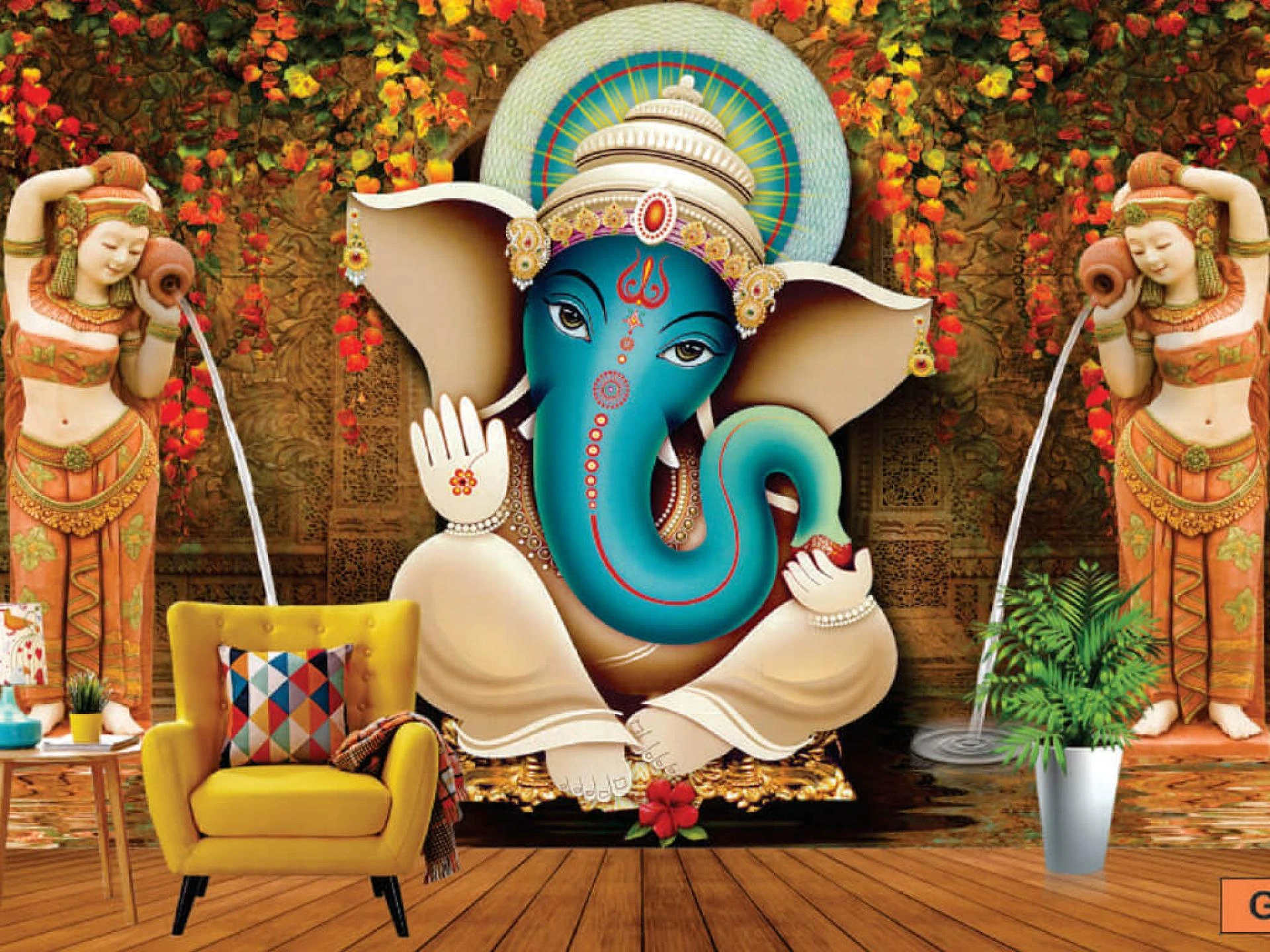 Enhance Your Space with Unique Religious and Nature Wallpapers in Delhi