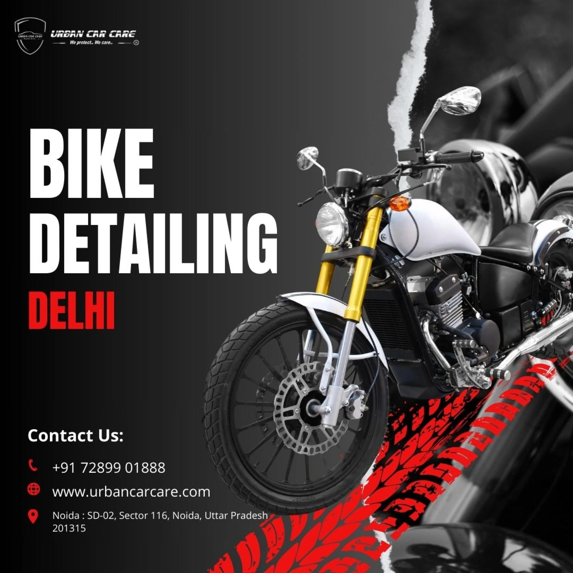 Best Bike Detailing Delhi - Urban Car Care.
