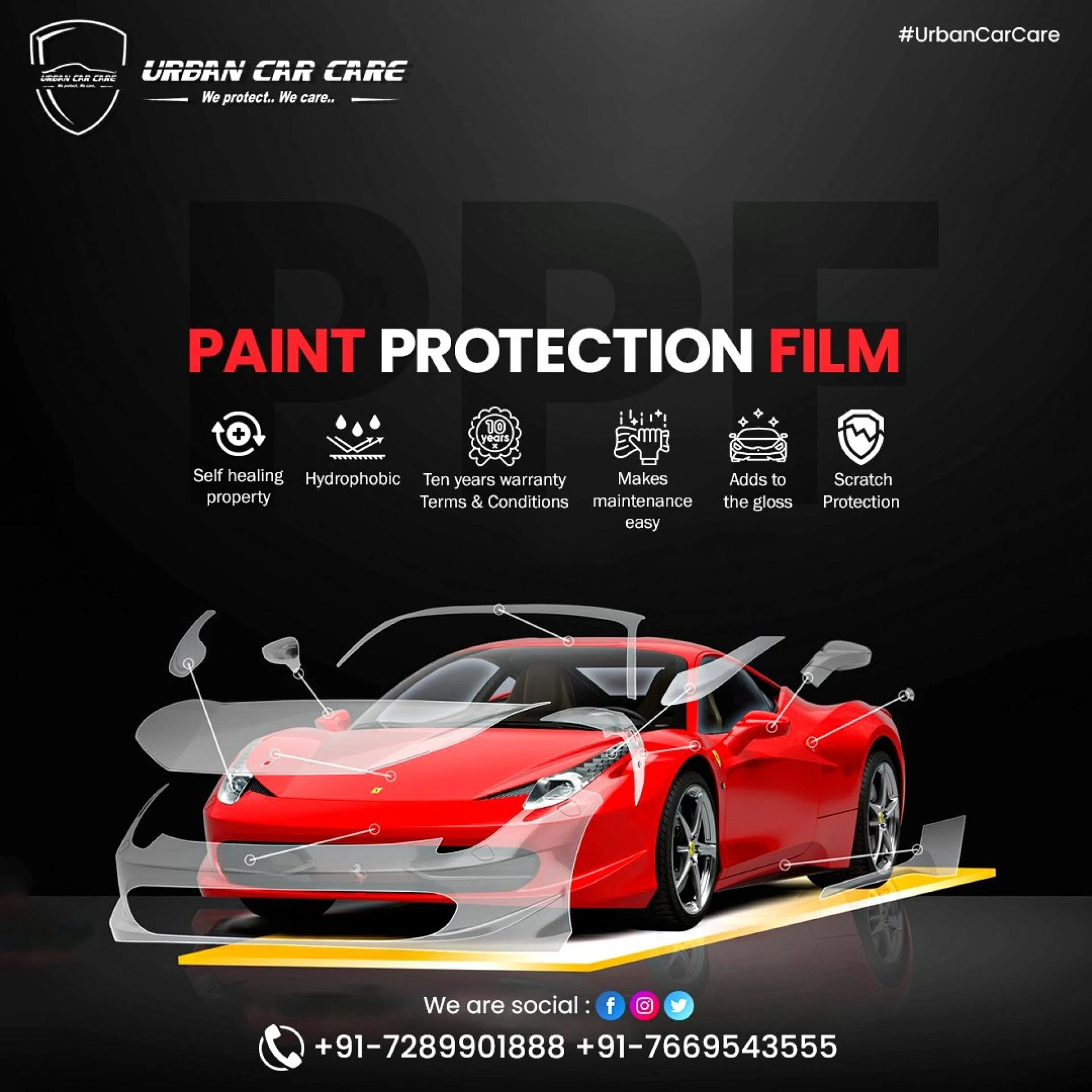 Paint Protection Film Noida: Save Your Car with Beauty and Value