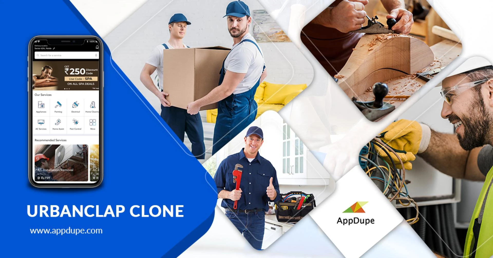 Develop a service marketplace application like UrbanClap