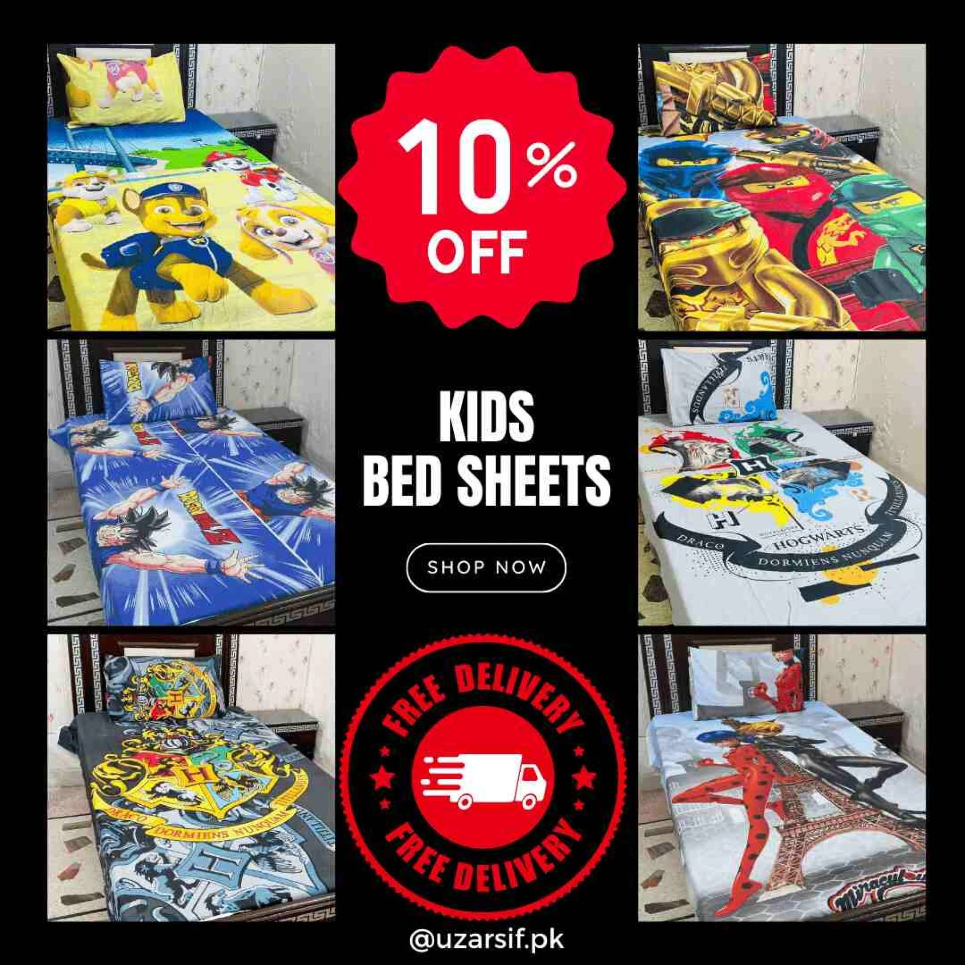 Best Quality Kids Bedding By Uzarsif.pk
