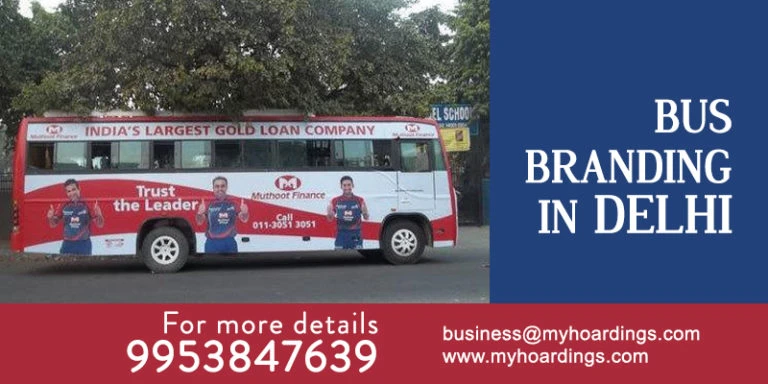 Bus advertising in Delhi