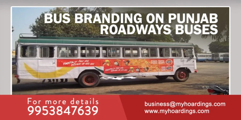 Bus branding in Punjab