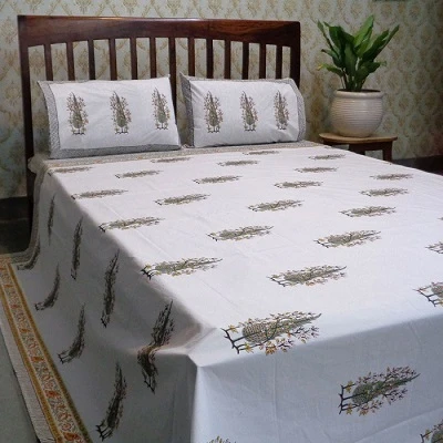 Buy Handmade Indian Bedspreads King Size - Roopantaran