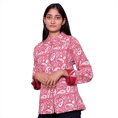 Buy Quilted Block Print Jackets Online