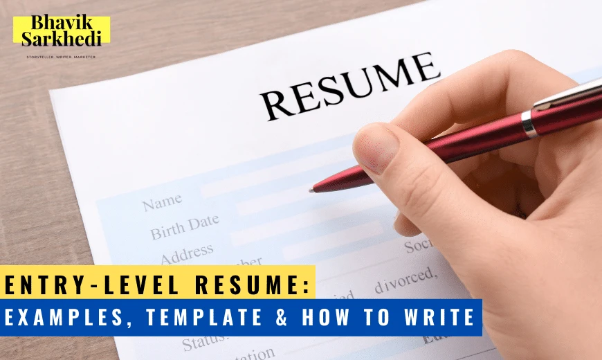 Entry-Level Resume: Examples, Template, &amp; How to Write