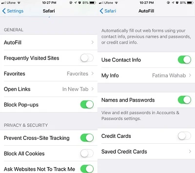 How to Enable or Modify AutoFill Information on an iPhone?