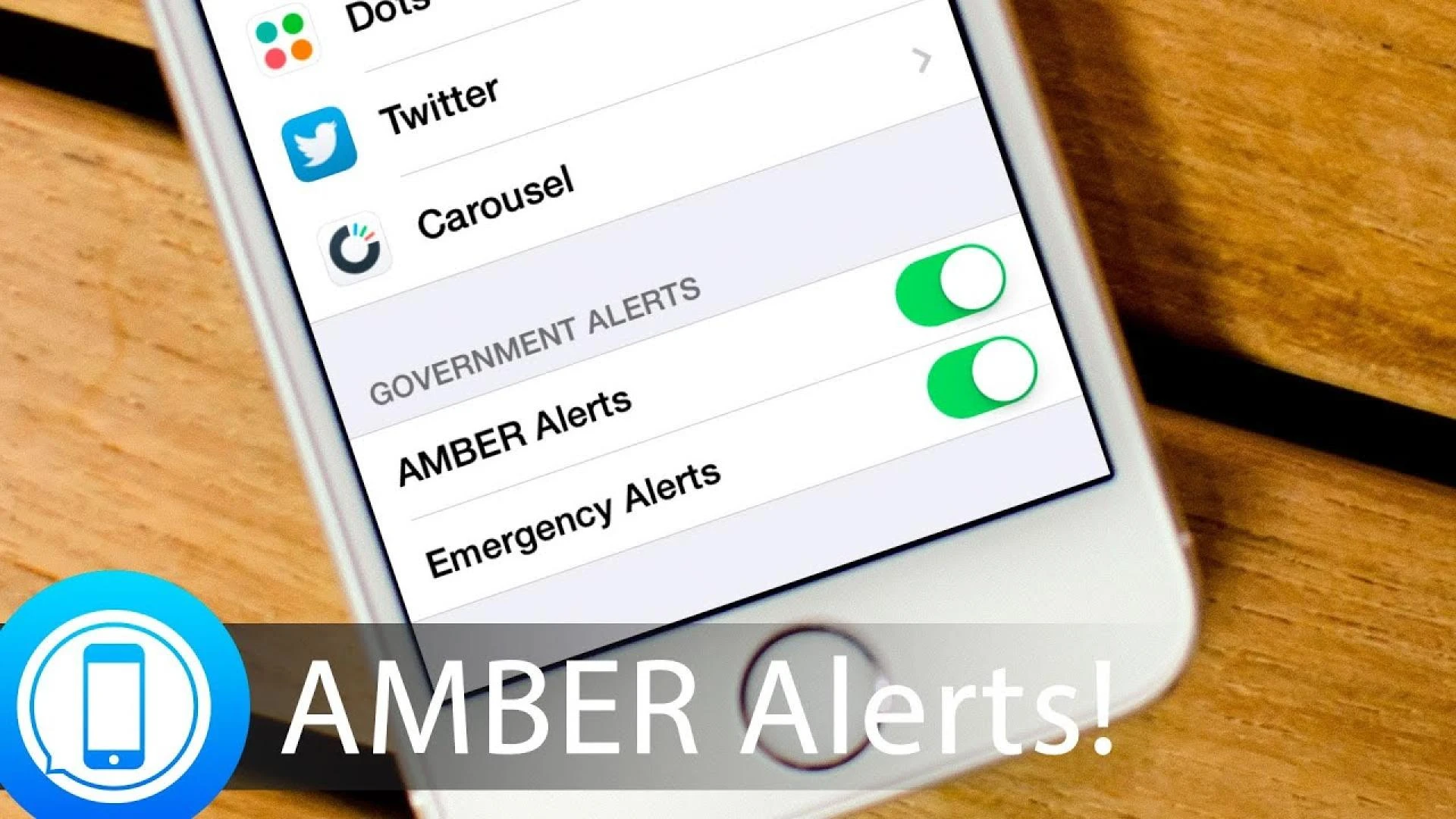 How to Manage Amber &amp; Emergency Alerts on iPad and iPhone